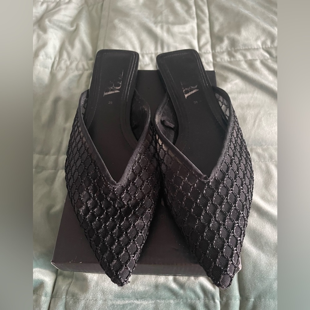 Zara Black Flats